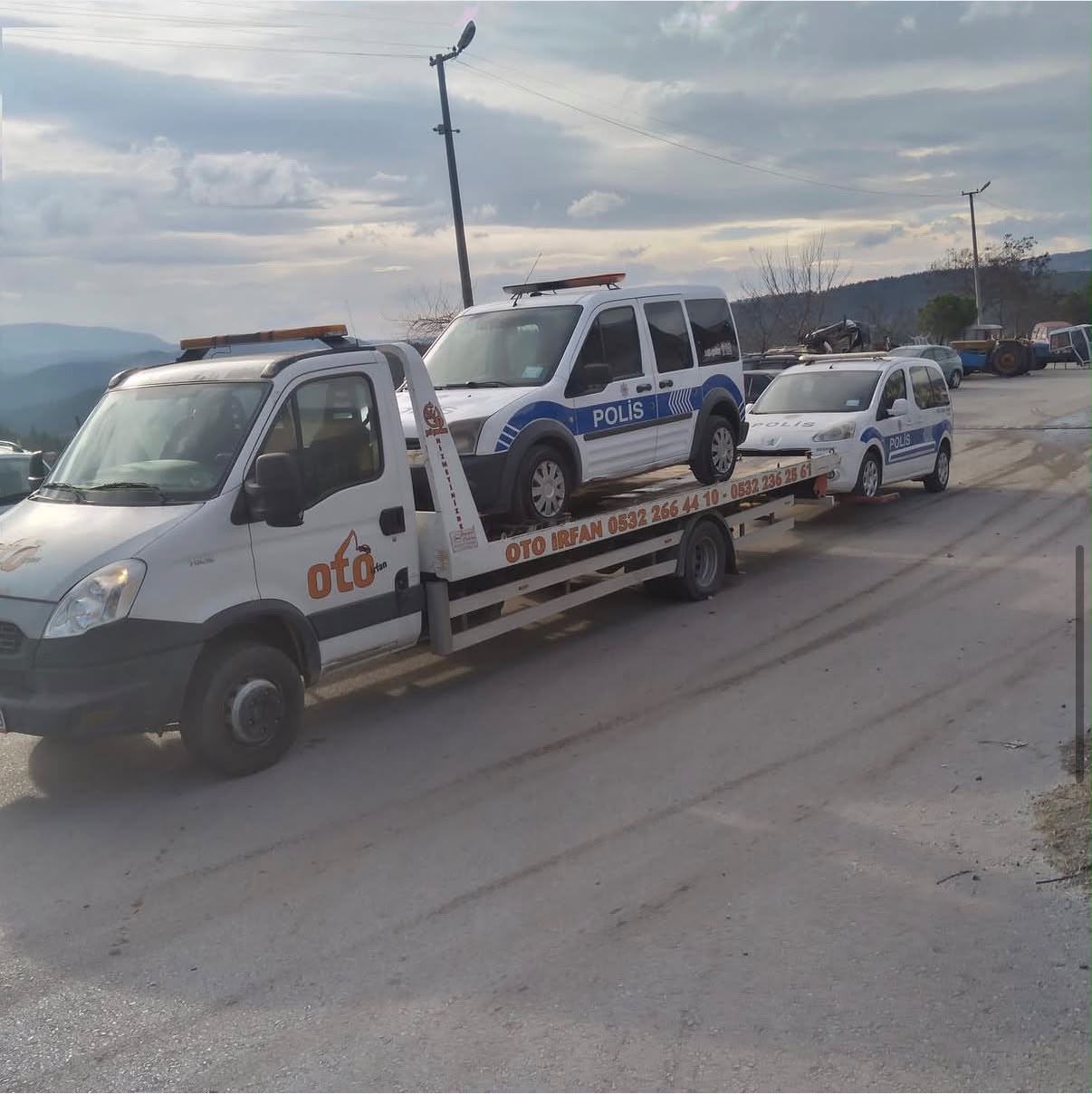 Oto İrfan Çoklu Araç Taşıma (Polis Araçları)